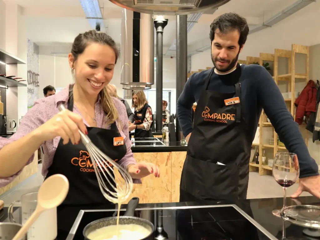 Preparação de pastéis de nata